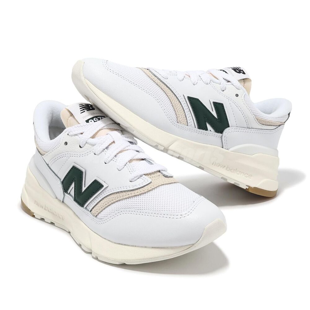 New Balance 997R White Nightwatch Green Men SZ 10 Unisex Women SZ 11.5 U997RGA-D - Picture 6 of 9